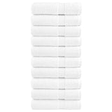 Serviettes de bain vidaxl solund 10 st 600 g m² 70x140 cm blanc