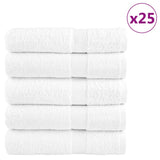 Vidaxl Bad Towel lolite 25 st 600 g m² 7440 cm wäiss