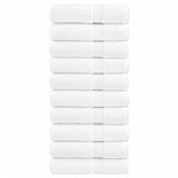 Vidaxl Bath Towels Solund 10 St 600 G m² 100x150 cm hvit