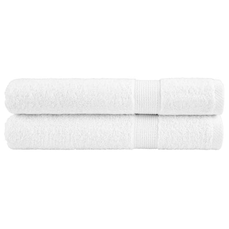 VidaXL serviettes de sauna solund 2 pcs 600 g m² 80x200 cm blanc