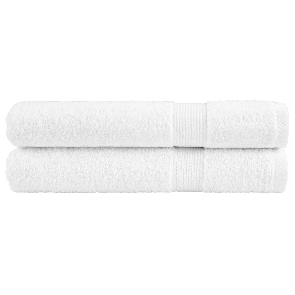 Vidaxl sauna cloths Solund 2 pcs 600 g m² 80x200 cm white