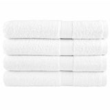 VidaXL serviettes de sauna solund 4 pcs 600 g m² 80x200 cm blanc
