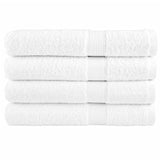 Vidaxl Sauna Cloths Solund 4 PCS 600 G m² 80x200 cm hvit