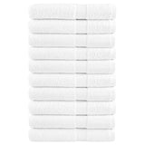 VidaXL serviettes de sauna solund 10 pièces 600 g m² 80x200 cm blanc
