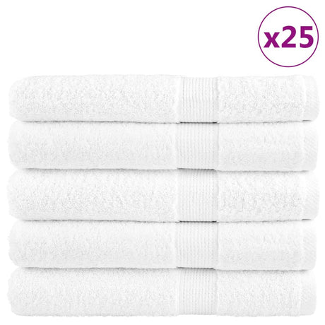 Vidaxx serviettes de sauna solund 25 pièces 600 g m² 80x200cm blanc