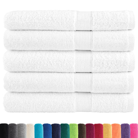 Vidaxx serviettes de sauna solund 25 pièces 600 g m² 80x200cm blanc