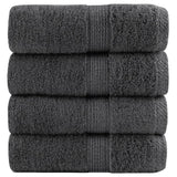 Vidaxl Guest Wipes Solund 4 PCS 600 g m² 30x50 cm couleur anthracite