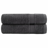 VidaXL Serviettes SOLUND 2 pcs 600 g m² 50x100 cm anthracite