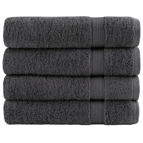 VidaXL Serviettes SOLUND 4 pcs 600 g m² 50x100 cm anthracite