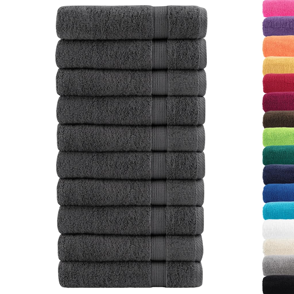 Vidaxx serviettes solund 50 pcs 600 g m² 50x100 cm couleur anthracite