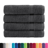 Vidaxx serviettes de bain solund 4 pcs 600 g m² 100x150 cm anthracite