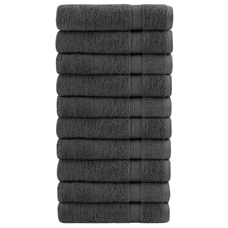 Vidaxx serviettes solund 10 pcs 600 g m² 100x150 cm couleur anthracite
