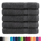 VidaXL serviettes de sauna solund 25 pièces 600 g m² 80x200 cm couleur anthracite