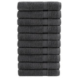 Vidaxx serviettes solund 10 pcs 600 g m² 100x200 cm couleur anthracite