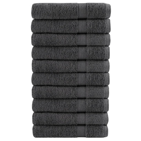 Vidaxx serviettes solund 10 pcs 600 g m² 100x200 cm couleur anthracite