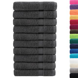 Vidaxx serviettes solund 10 pcs 600 g m² 100x200 cm couleur anthracite