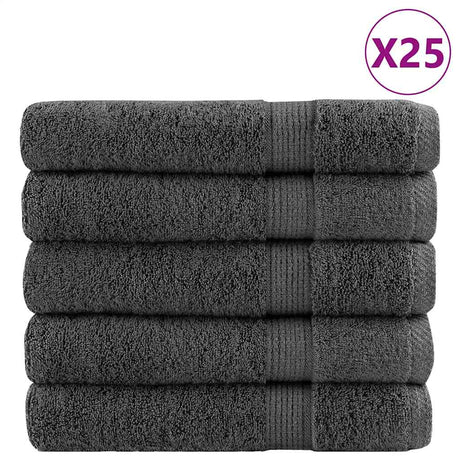 Vidaxx serviettes solund 25 pcs 600 g m² 30x50 cm couleur anthracite