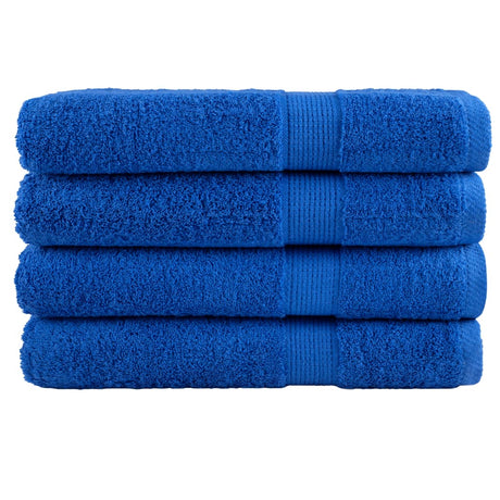 Vidaxx serviettes de sauna solund 4 pcs 600 g m² 80x200 cm bleu