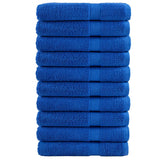 Vidaxx serviettes de sauna solund 10 pièces 600 g m² 80x200 cm bleu