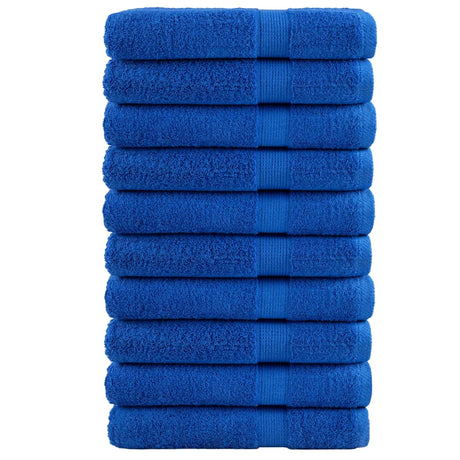 Vidaxx serviettes de sauna solund 10 pièces 600 g m² 80x200 cm bleu