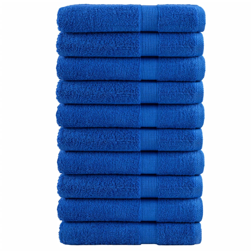 Vidaxx serviettes solund 10 pcs 600 g m² 100x200 cm bleu