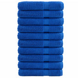 VidaXL Towels Solund 10 pcs 600 g m² 100x200 cm blue