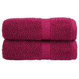 Vidaxl Guest Wipes Solund 2 St 600 G M² 30x30 cm Bordeaux Red