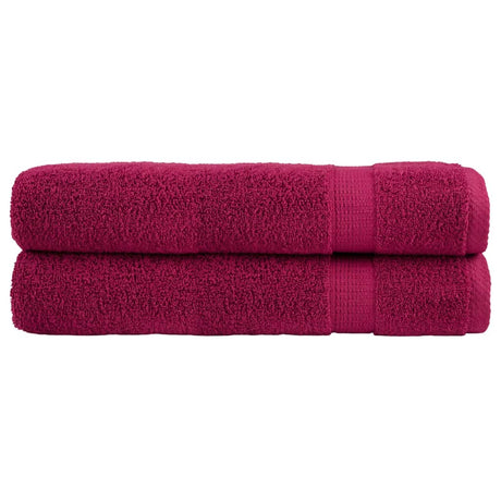 Vidaxx serviettes solund 2 pcs 600 g m² 100x200 cm bordeaux