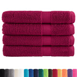 Vidaxx serviettes solund 4 pcs 600 g m² 100x200 cm rouge bordeaux