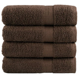 Vidaxl Bath Towels Solund 4 PCS 600 G m² 70x140 cm brun