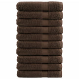 Vidaxx serviettes de sauna solund 10 pièces 600 g m² 80x200 cm marron