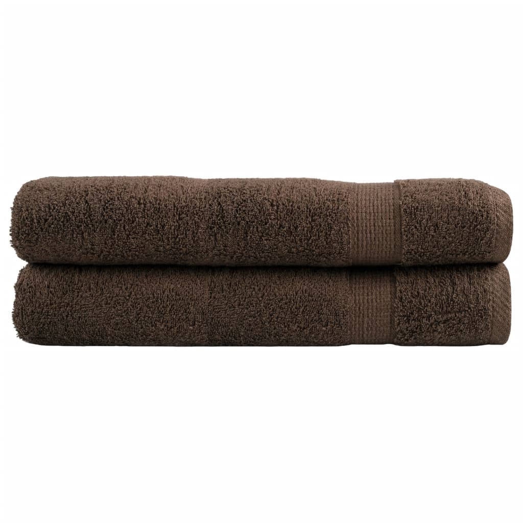 Vidaxx serviettes solund 2 pcs 600 g m² 100x200 cm marron