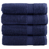 Vidaxl Towels Solund 4 pcs 600 g m² 50x100 cm Marine blue