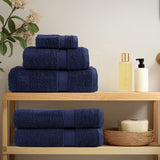 Vidaxl Towels Solund 4 pcs 600 g m² 50x100 cm Marine blue