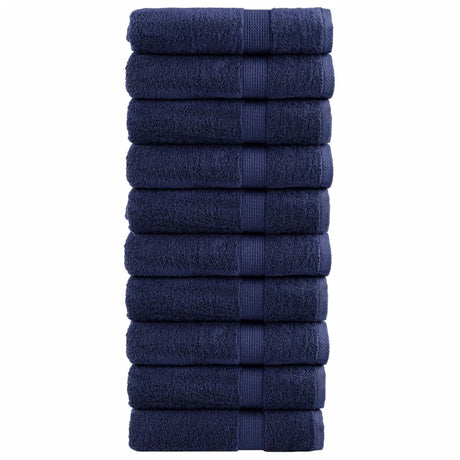 Vidaxx serviettes solund 10 pcs 600 g m² 50x100 cm bleu marine