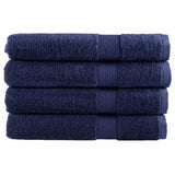 Vidaxx serviettes solund 4 pcs 600 g m² 100x200 cm bleu marine