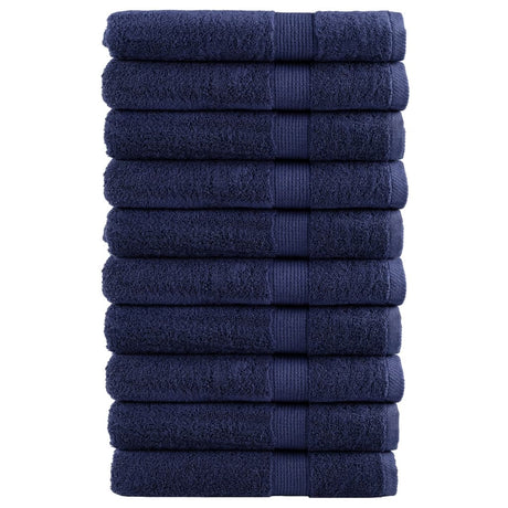 Vidaxx serviettes solund 10 pcs 600 g m² 100x200 cm bleu marine