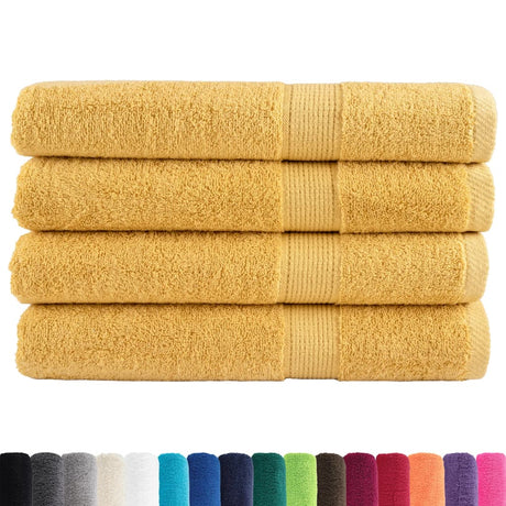 Vidaxx serviettes solund 4 pcs 600 g m² 100x200 cm doré