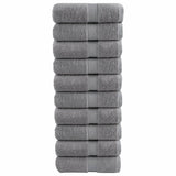 Vidaxl Gäste Wipes Solund 10 PCs 600 g m² 30 x 50 cm Grau