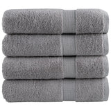 VidaXL Serviettes SOLUND 4 pcs 600 g m² 50x100 cm gris