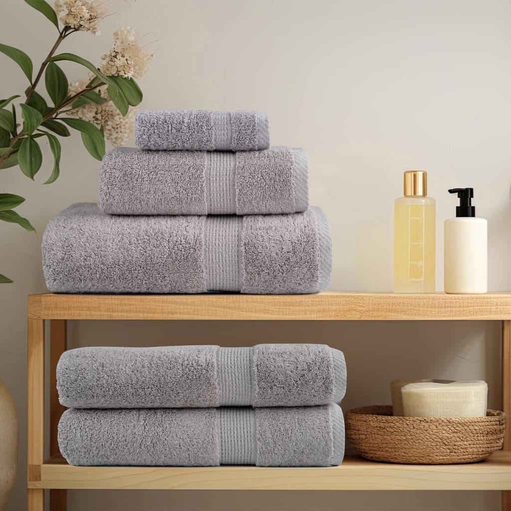 Vidaxl Towel Sole 10 PCs 600 g m² 50x100 cm Grey