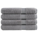 VidaXL serviettes de sauna solund 4 pcs 600 g m² 80x200 cm gris