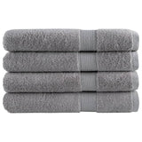 Vidaxl Sauna Cloths Solund 4 PCS 600 g m² 80x200 cm de gris