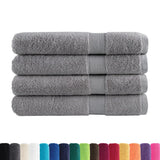 VidaXL serviettes de sauna solund 4 pcs 600 g m² 80x200 cm gris