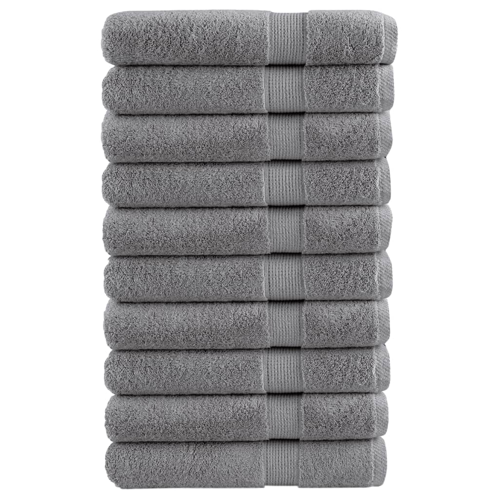 Vidaxx serviettes solund 10 pcs 600 g m² 100x200 cm gris