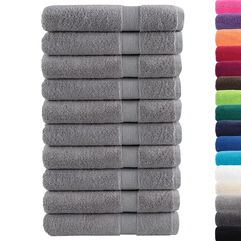 Vidaxx serviettes solund 10 pcs 600 g m² 100x200 cm gris