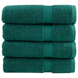 VidaXL serviettes de bain solund 4 pièces 600 g m² 100x150 cm