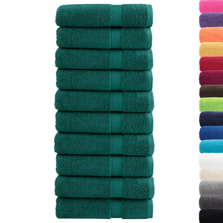 VidaXL serviettes de bain solund 10 pièces 600 g m² 100x150 cm