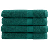 VidaXL serviettes de sauna solund 4 pcs 600 g m² 80x200 cm vert