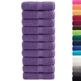 VidaXL serviettes invités solund 10 pcs 600 g m² 30x50 cm violet